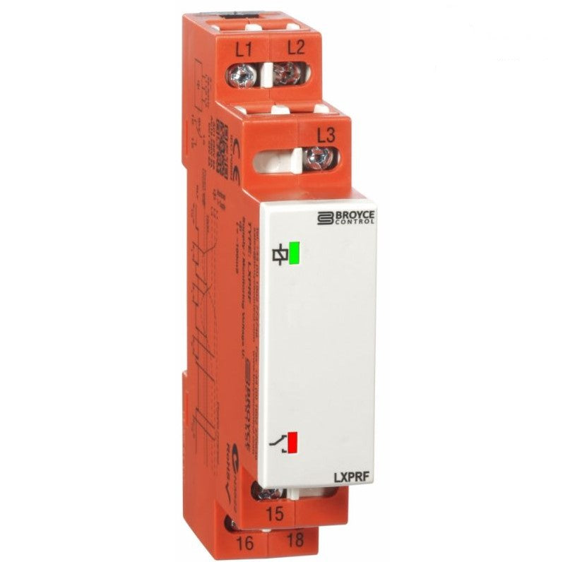 Phase Loss/Sequence Relay, 3-Phase, 3-wire — Broyce Control