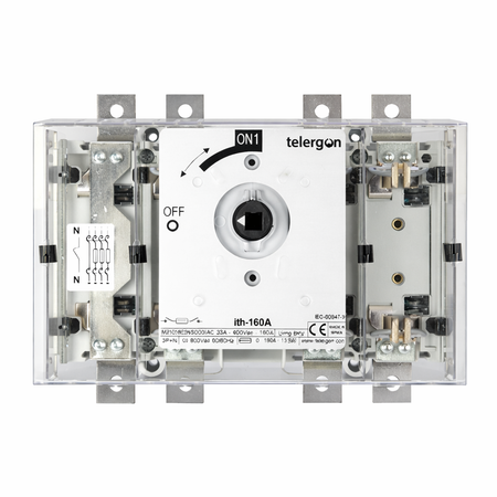 Fuse Switch 3P 315A BS (HANDLE ORDERED SEPARATELY) — Telergon