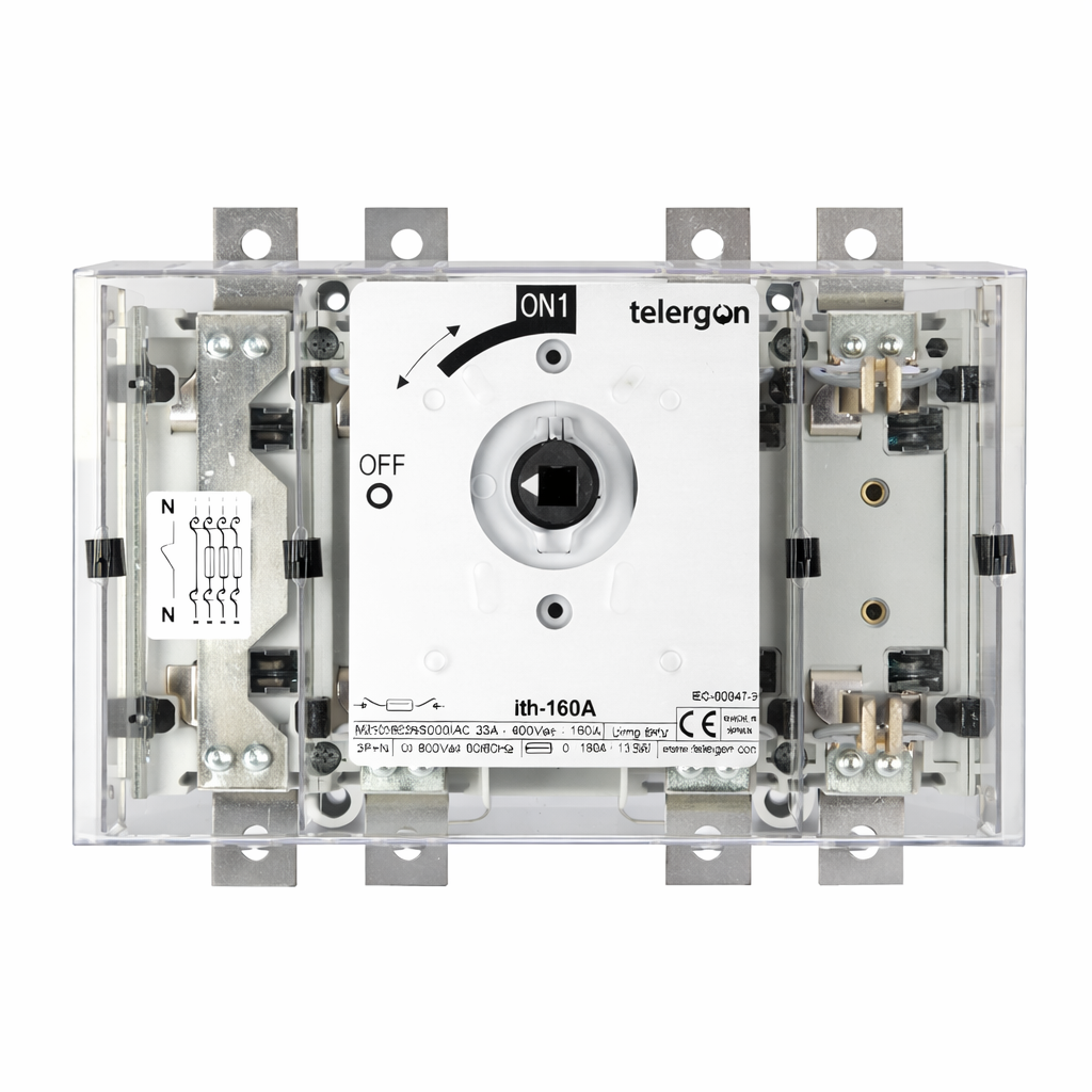 Fuse Switch 3P 400A BS (HANDLE ORDERED SEPARATELY) — Telergon