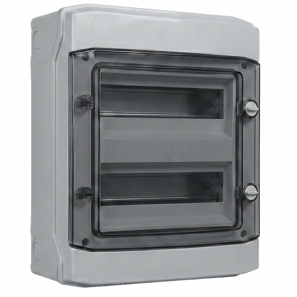 24-Pole Surface Mounted Distribution Board — FIBOX
