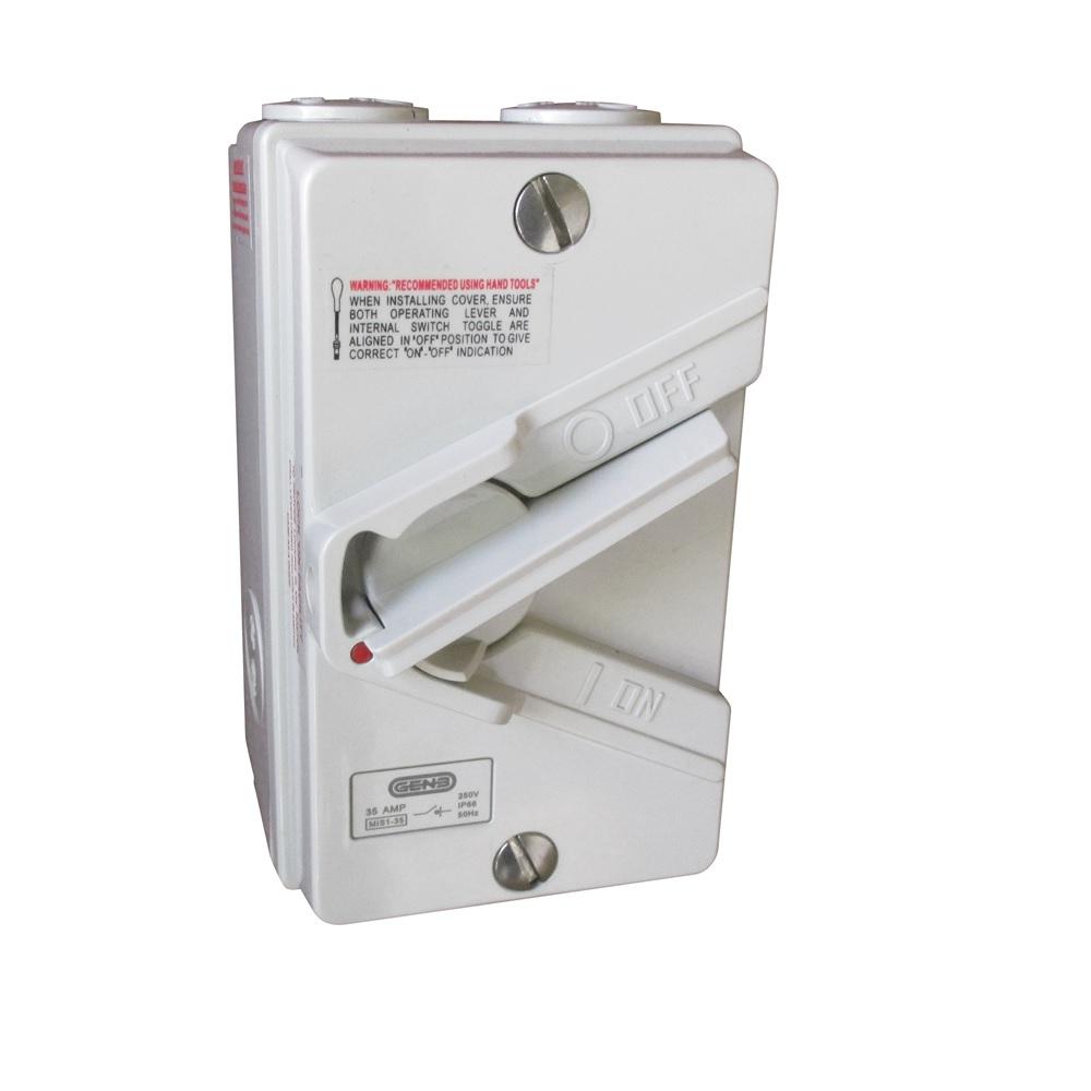 Mini Weather Proof Isolator 35A 1 Pole — GEN3