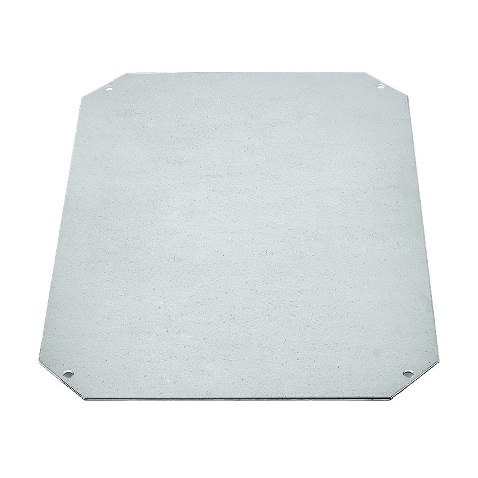 Galvanised Steel Mounting Plate to Suit ARCA 4040 (350 x 350, 2mm Thick) — FIBOX