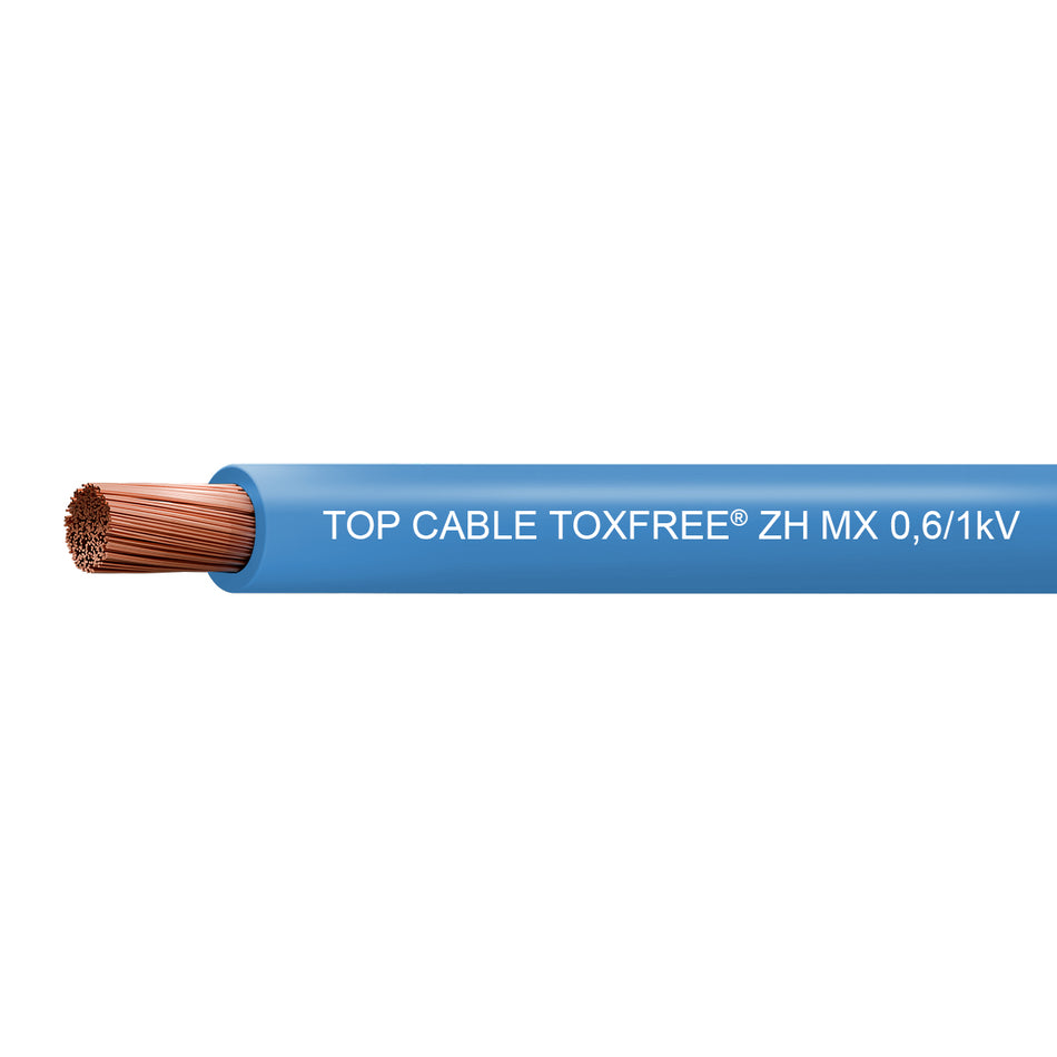LSZH Marine Panel Wire 1x1.5mm Blue 100M Roll — Power Flex