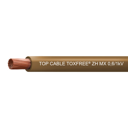 LSZH Marine Panel Wire 1x2.5mm Brown 100M Roll — Power Flex