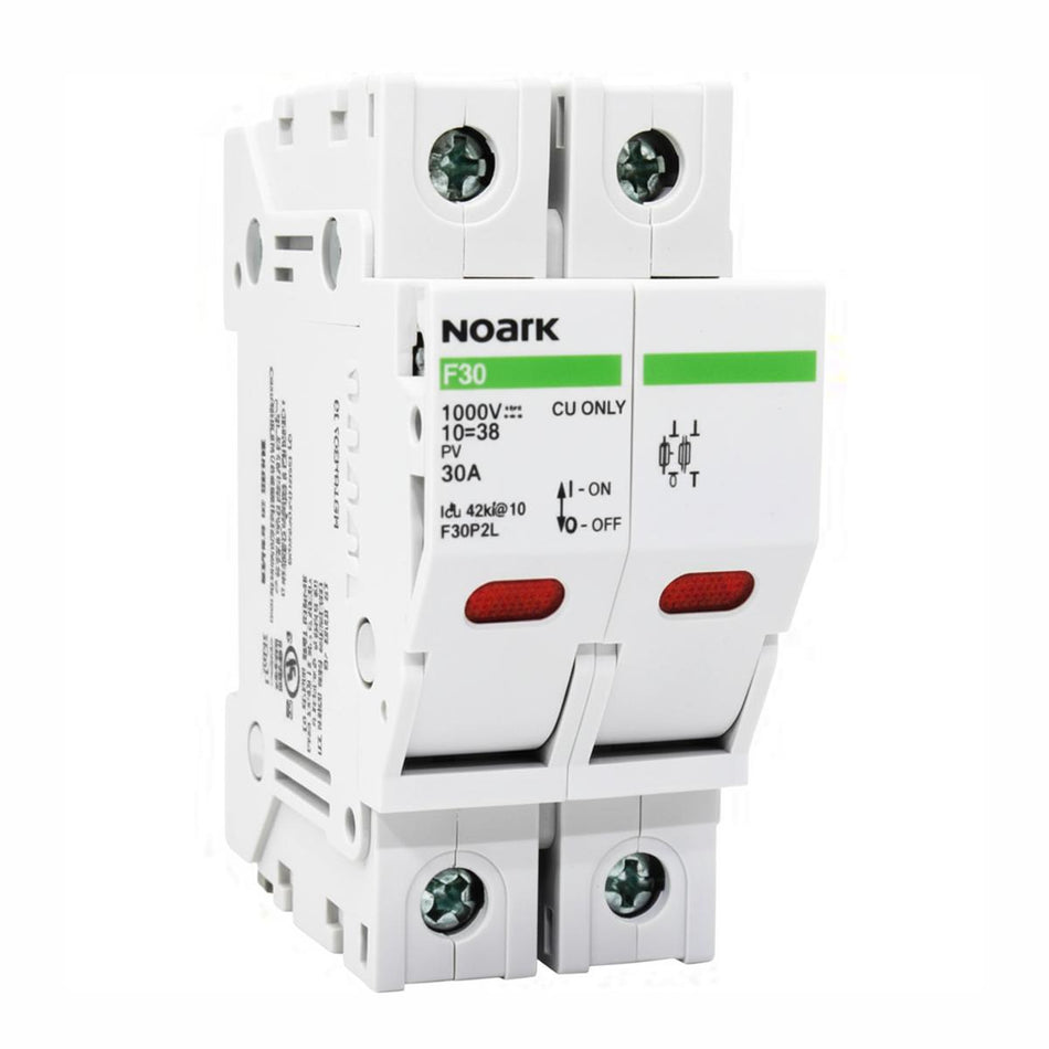 Fuse Holder 2 Pole 10 x 38mm 1000VDC — Noark