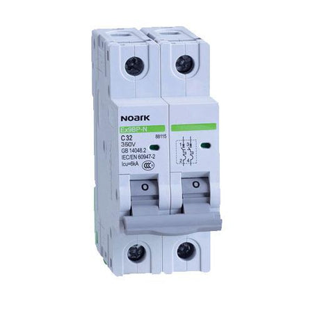 Miniature Circuit Breaker 360VDC 2P 10A — Noark