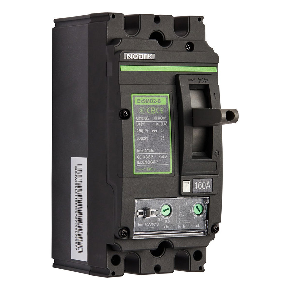 Moulded Case Circuit Breaker 2 Pole 500V DC 250A — Noark
