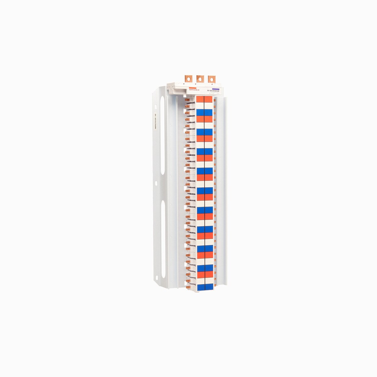 60P 250A 18mm Pitch Encapsulated MCB Chassis to Suit BKN-B/BKJ/RKS-b Breakers — Bridex