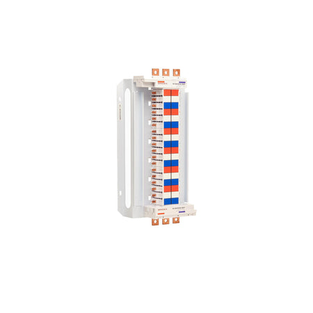 60P 250A 18mm Pitch Encapsulated MCB Chassis - Dual Feed to Suit BKN-B/BKJ/RKS-b Breakers — Bridex