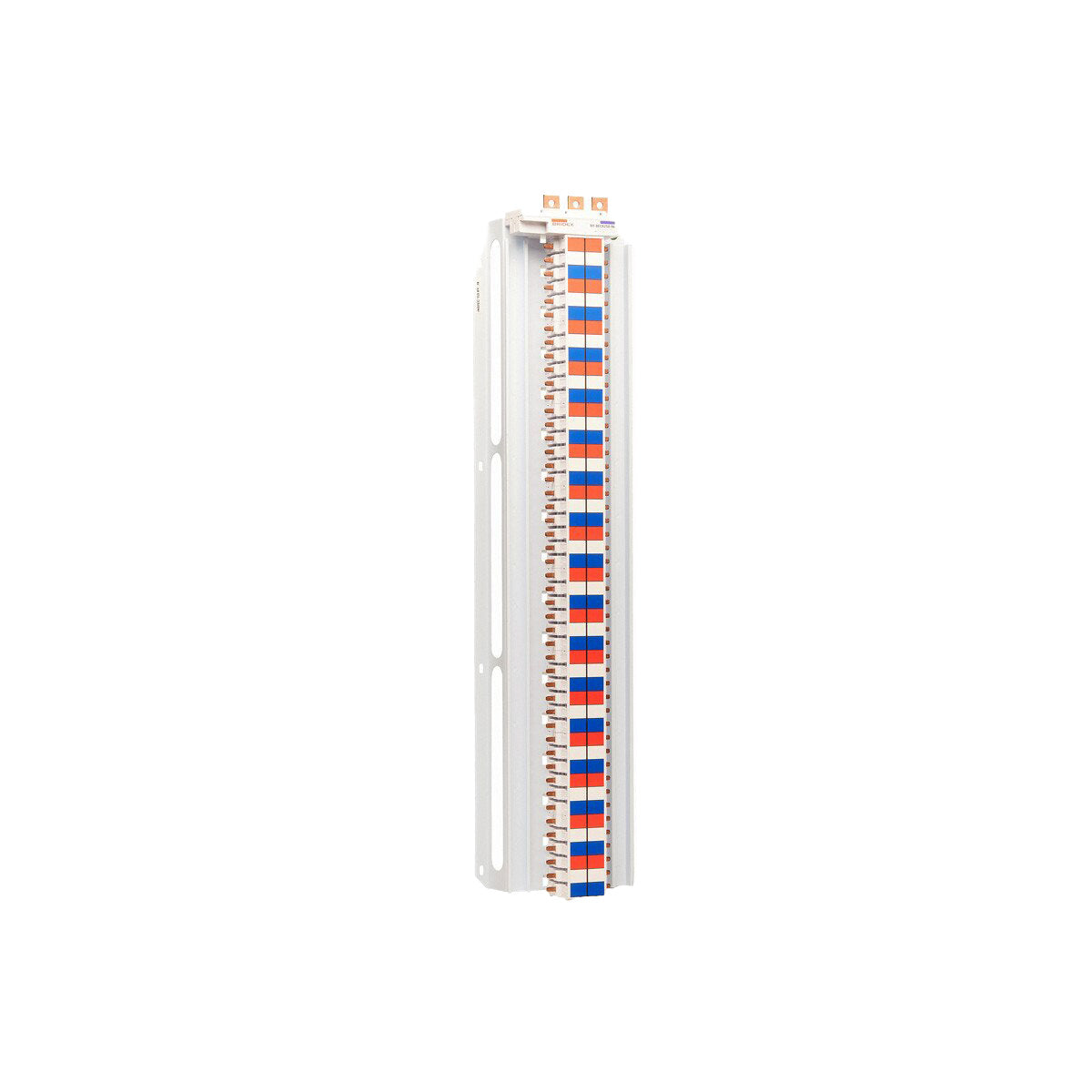 Bridex Raised 72P 250A 18mm Pitch Moulded Encapsulated Din Chassis - Dual Feed to Suit BKN-B/BKJ/RKS-b Breakers