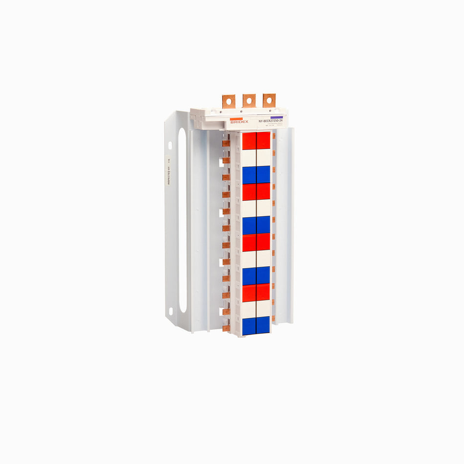 12P 250A 27mm Pitch Encapsulated MCB Chassis — Bridex