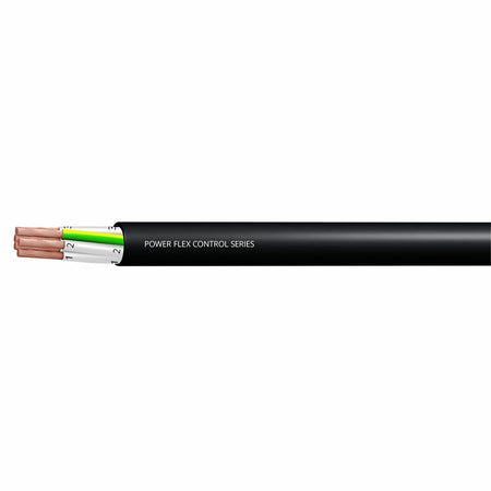 POWER FLEX CONTROL PVC/PVC 300/500V 3G2.5MM2 BLACK — Power Flex