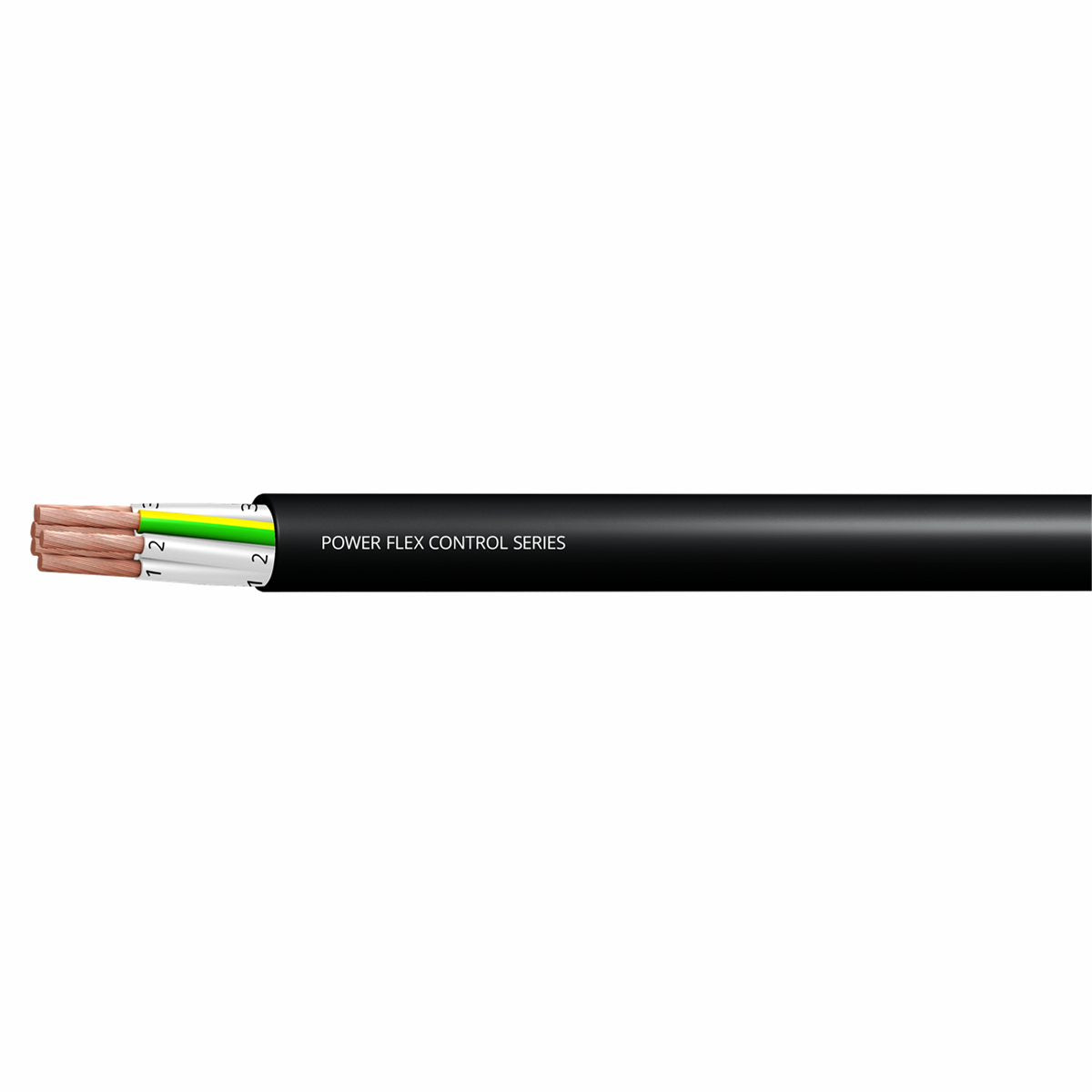POWER FLEX CONTROL PVC/PVC 300/500V 4G0.5MM2 BLACK — Power Flex