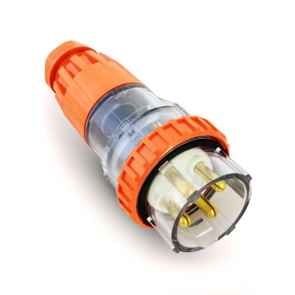 4 Round Pin 40 AMP Plug Top 500V Straight — GEN3