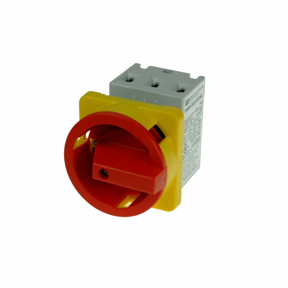 Panel Mount Isolator 3P 100A with R/Y Handle — IMO