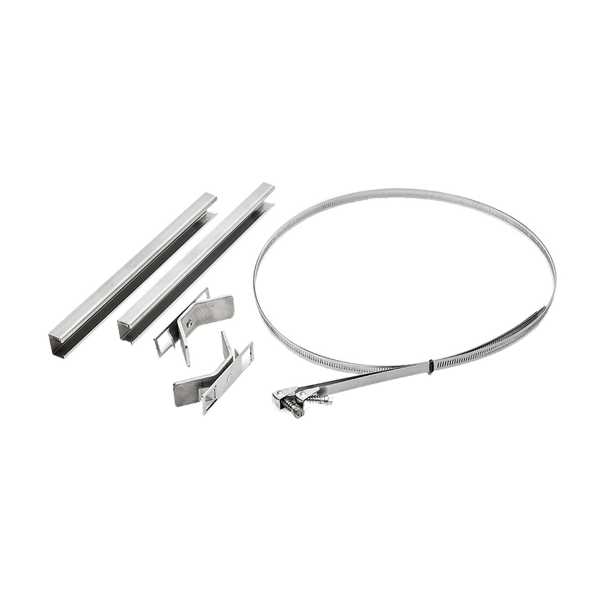 Fibox ARCA Pole Mounting Kit to Suit 800W Enclosures for 100-300mm OD Poles — FIBOX