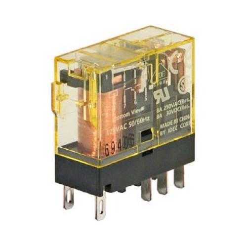 Relay RJ-Series DPDT LED 8A 12VDC with LED *End of Line Product - Non-Returnable* — IDEC