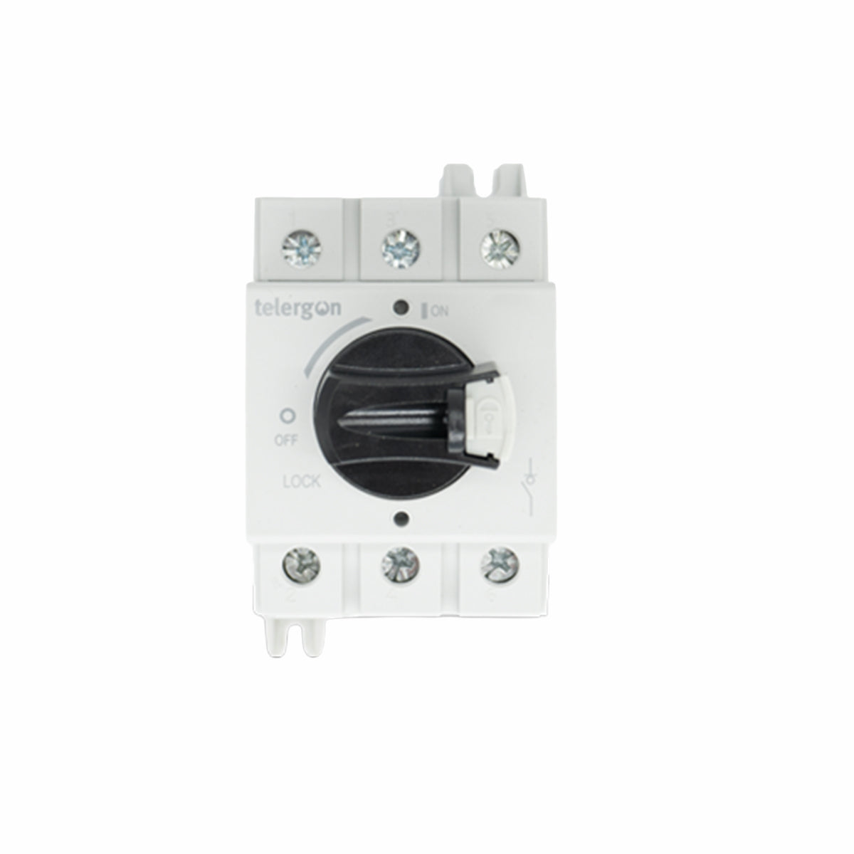 Switch Disconnector S3 3P 63A DIN Direct Black Handle — Telergon