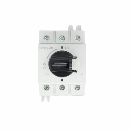 Switch Disconnector S3 3P 63A DIN Direct Black Handle — Telergon