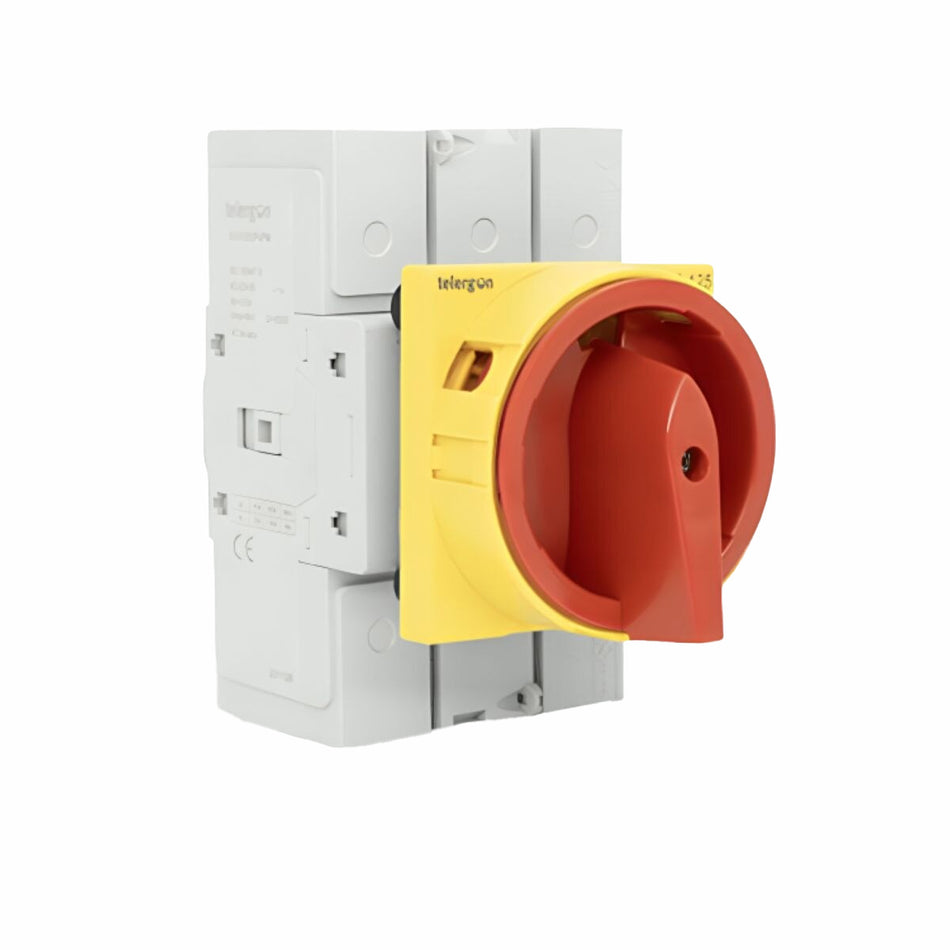 100A 4-Pole Panel Mount Isolator — Telergon