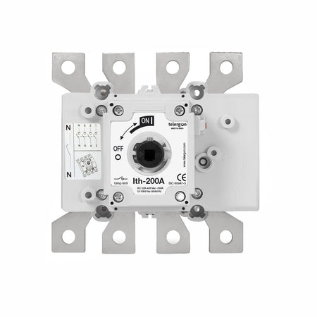 Switch Disconnector S5 200A 3P+N Lug (HANDLE ORDERED SEPARATELY) — Telergon