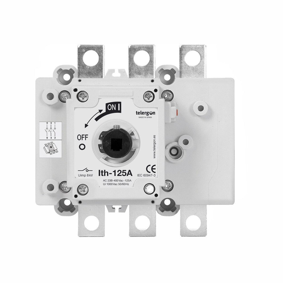 Switch Disconnector S5 200A 3P Lug (HANDLE ORDERED SEPARATELY) — Telergon
