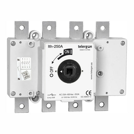 Switch Disconnector S5 250A 3P+N (HANDLE ORDERED SEPARATELY) — Telergon