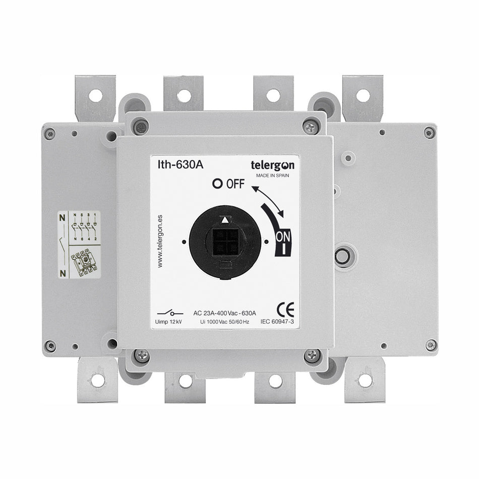 Switch Disconnector S5 630A 3P+N (HANDLE ORDERED SEPARATELY) — Telergon
