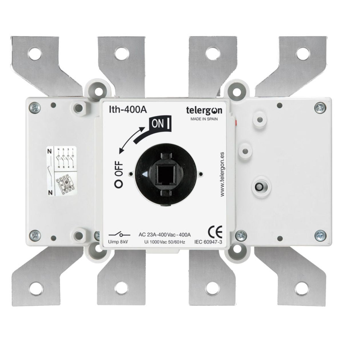 Switch Disconnector S5 630A 3P (HANDLE ORDERED SEPARATELY) — Telergon