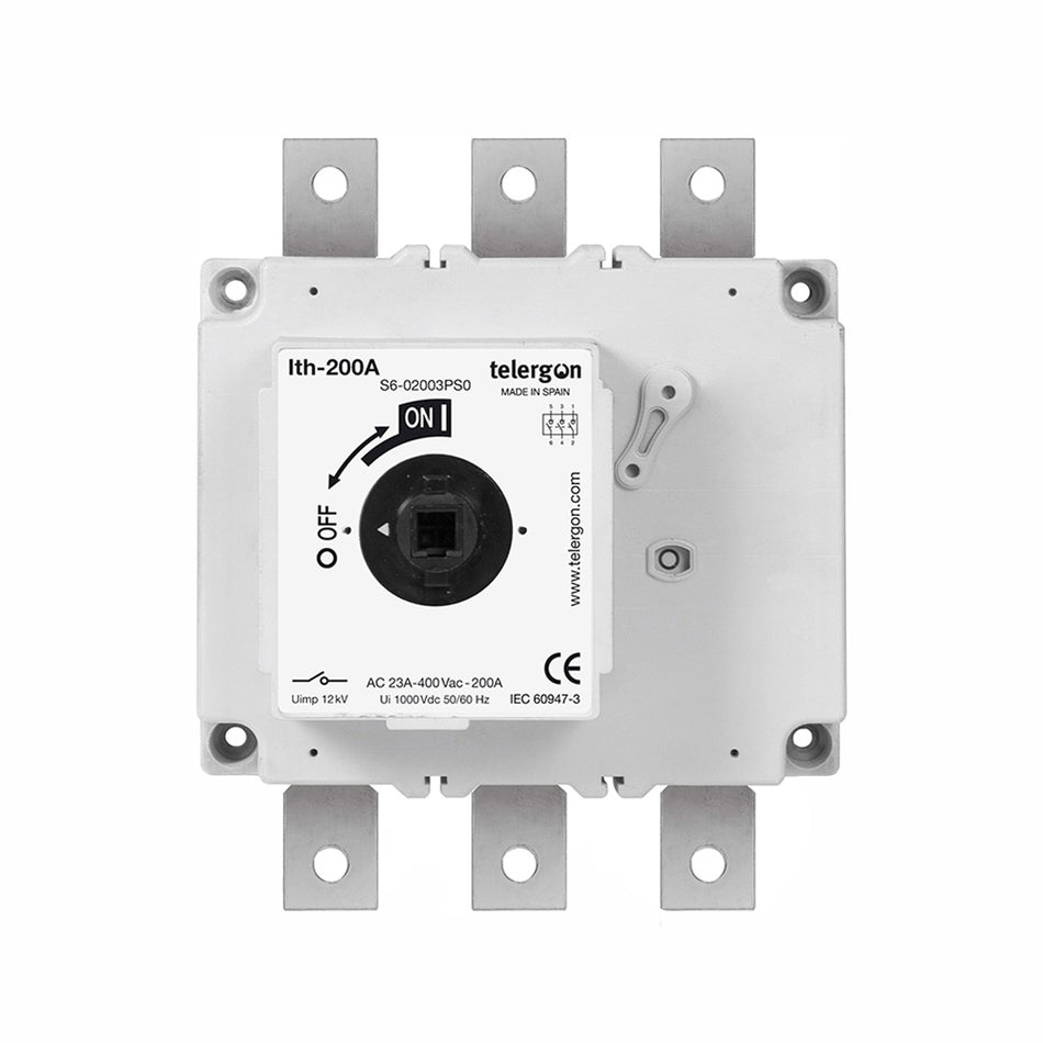 Switch Disconnector S6 1600A 3P+N (HANDLE ORDERED SEPARATELY) — Telergon