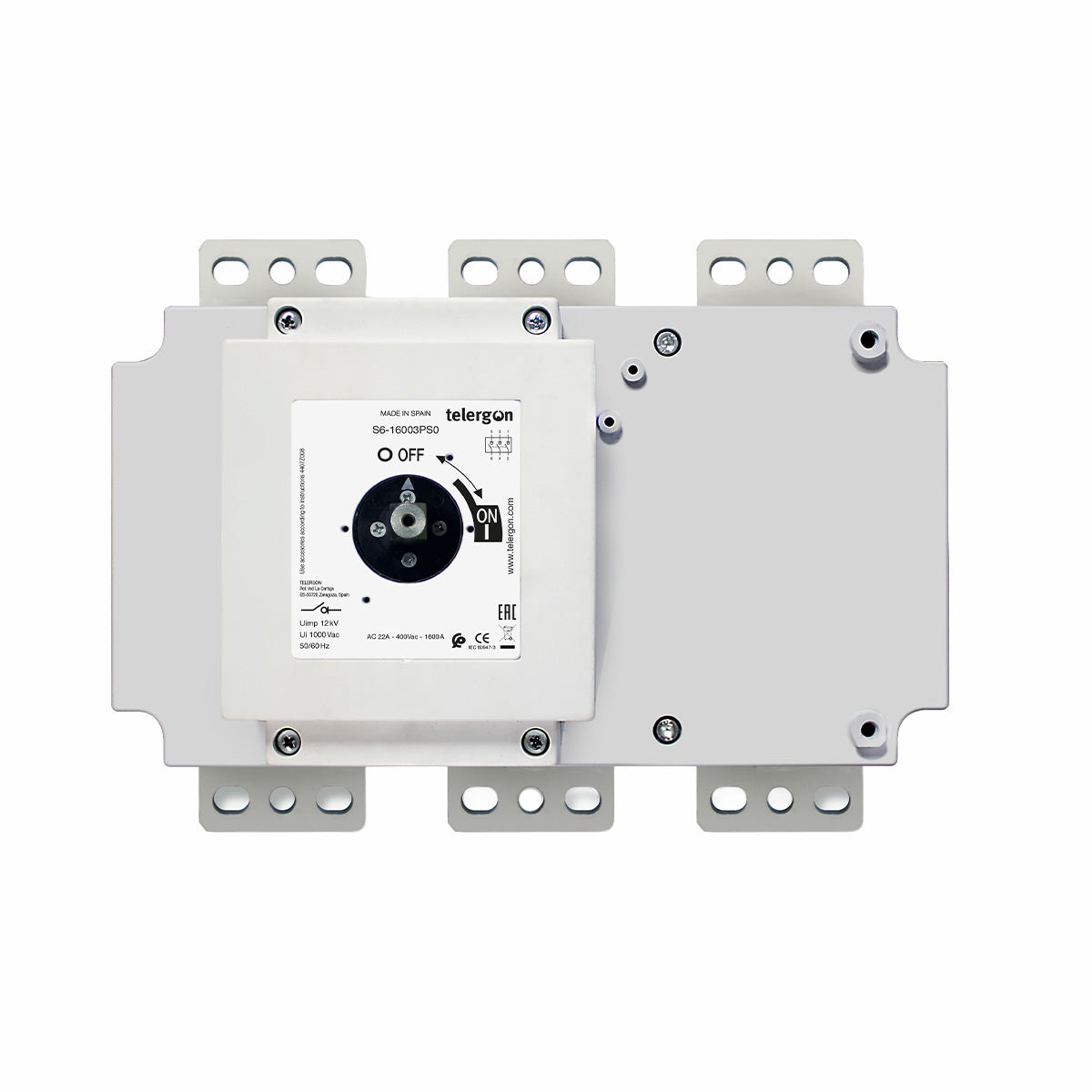 Switch Disconnector S6N 2500A 3P (HANDLE ORDERED SEPARATELY) — Telergon