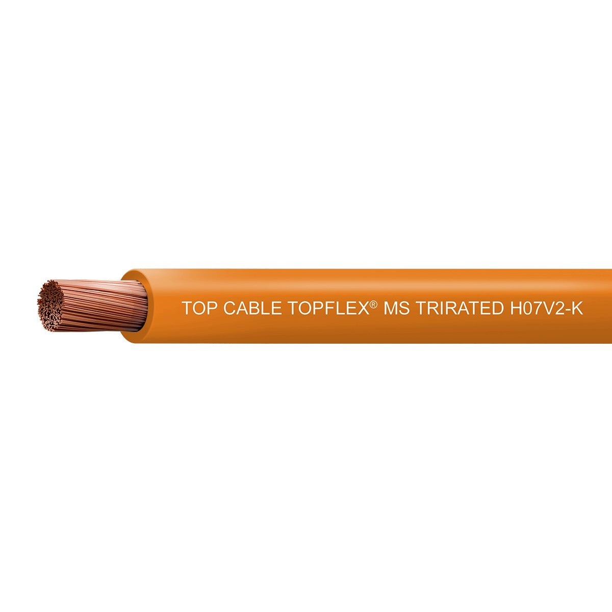 Panel Wire V90HT 1x0.5 Orange 100M Roll — Power Flex