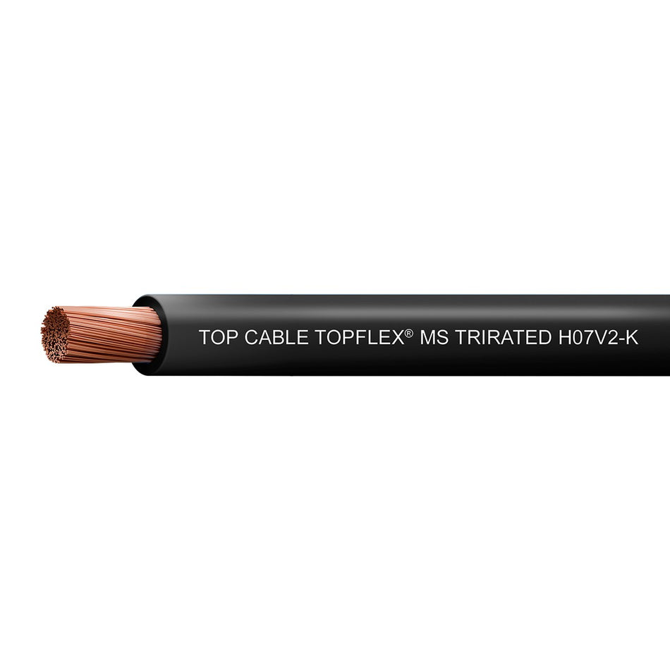 Panel Wire V90HT 1x1.0 Black 100M Roll — Power Flex