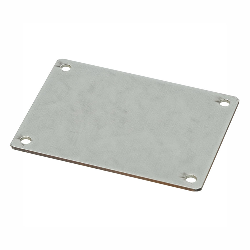 Galvanised Steel Mounting Plate to Suit AB/PC1212 (96 x 111, 1.5mm Thick) — FIBOX