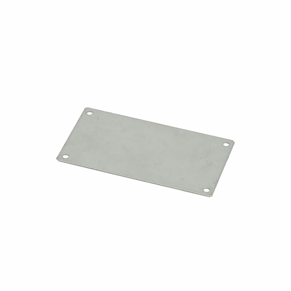 Galvanised Steel Mounting Plate to Suit AB/PC1212 (96 x 111, 1.5mm Thick) — FIBOX