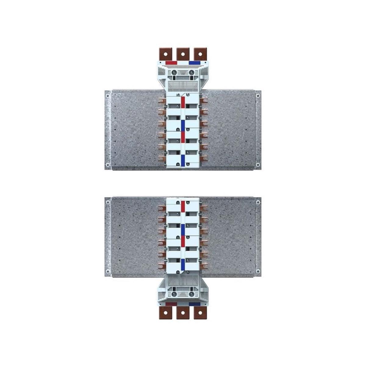 630A Encapsulated MCCB Chassis - 12 Pole, Bottom Feed 50KA for 0.5sec — Versch