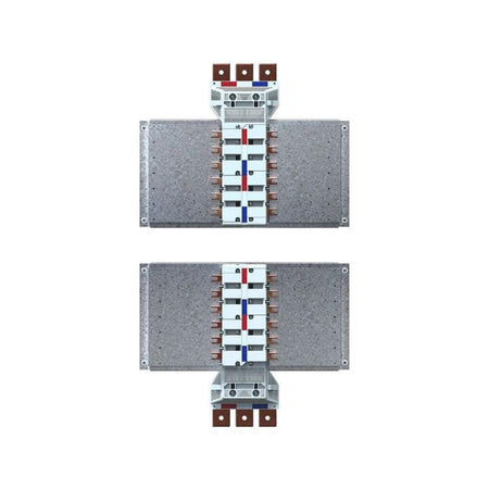 630A Encapsulated MCCB Chassis - 12 Pole, Bottom Feed 50KA for 0.5sec — Versch