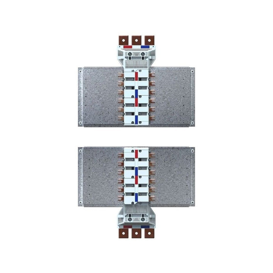 Bridex 630A Encapsulated MCCB Chassis 18 Pole - Bottom Feed, Single Sided (LHS)