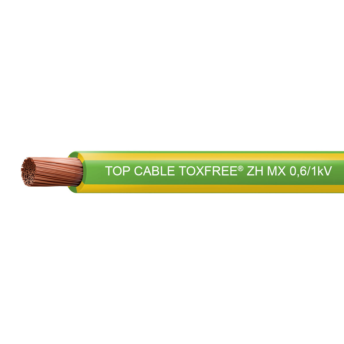 LSZH Marine Panel Wire 1x2.5mm Green/Yellow 100M Roll — Power Flex