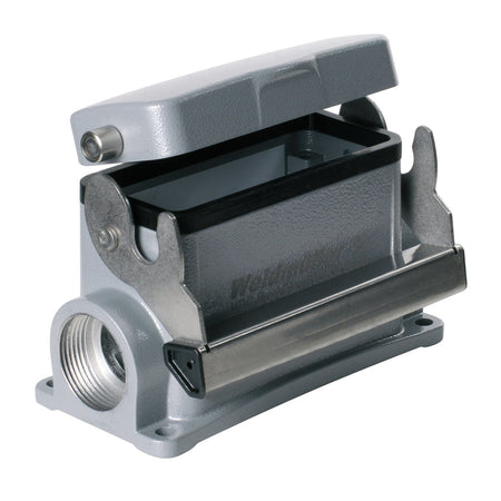Heavy Duty Connector Surface Mount Housing with Cover, Size 6, M25 Entry, IP65 – Weidmüller HDC 16B SDLU 1M25G