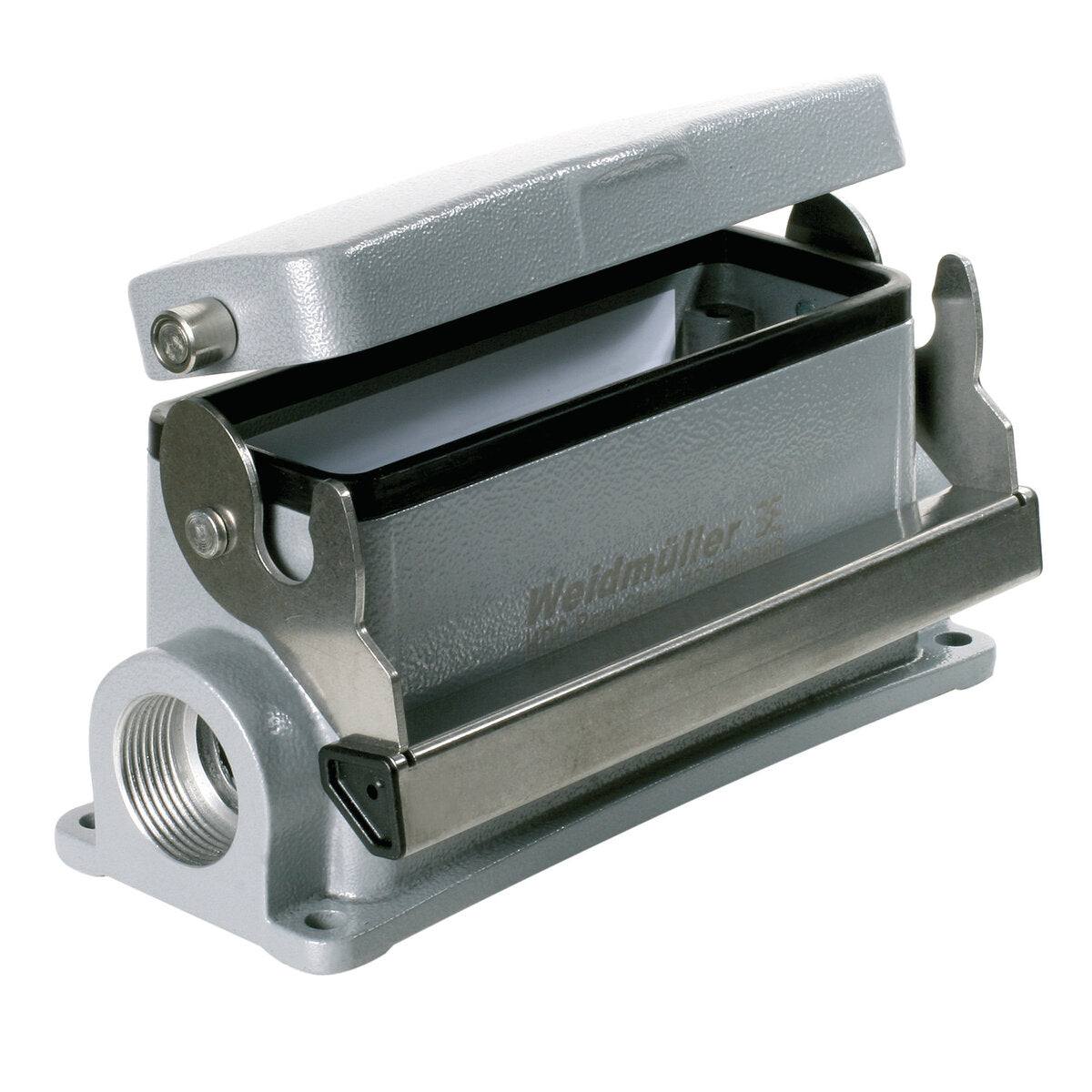 Heavy Duty Connector Surface Mount Housing with Cover, Size 8, M32 Entry, IP65 – Weidmüller HDC 64D SDLU 1M32G
