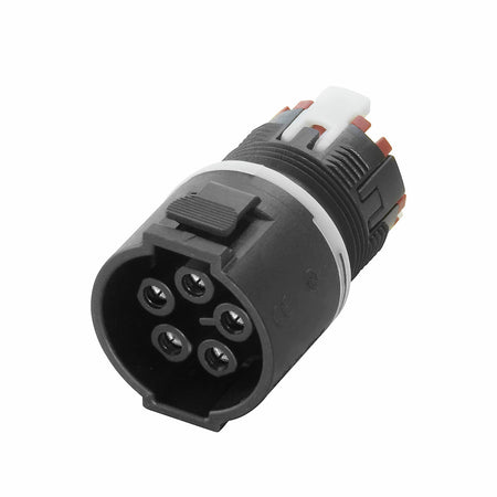 IP68 Panel Mount Cable Connector M20 5-Pole Female Socket – Weidmüller RC F P5 M20 C